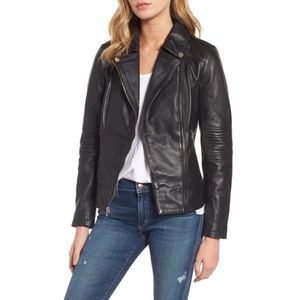 NWOT Guess Leather Moto Jacket